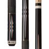 LHF68 Cue | Midnight Black w/ Bone & Rose Gold Floating Blade Inlay