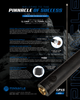 LPXS125-18 | Pinnacle 12.5mm Carbon Fiber Shaft, 5/16x18