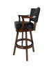 Classic Backed Barstool - Rustic Series