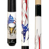 D-PEG |Bald Eagle & American Flag Flame Graphic, Linen Wrap