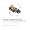 LZC5 | Smoke Grey Birdseye, Natural Maple Wrapless Handle, 11.75mm Slim Tech Shaft
