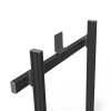Free-Standing Single Heavy Duty TV & Monitor Stand | Infinite Black | Universal TV VESA (200/300/400/600mm) 