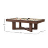 8' Ashford | Dark Walnut