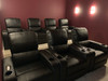 Leather Theater Recliner with USB