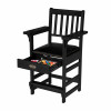 Imperial Spectator Chair Black, with Drawer