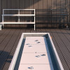 RS Barcelona Shuffleboard Table Track | White