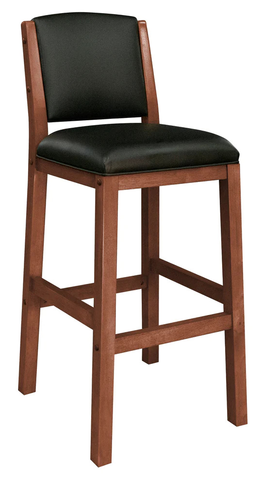 Legacy Billiards Heritage Backed Barstool - Thumbnail 4