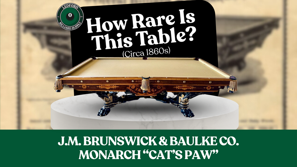 How Rare Is This Pool Table?! (Circa 1860s)