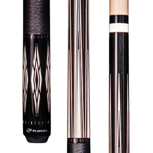 Players E2305 Cue | Midnight Black/Imitation Bone Players E2305 Cue | Midnight Black/Imitation Bone