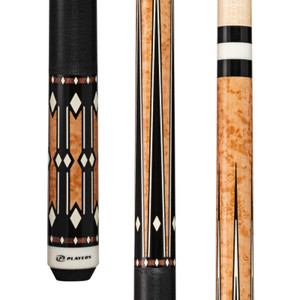 Players G4142 Cue | Coffee Birdseye & Bone Players G4142 Cue | Coffee Birdseye & Bone