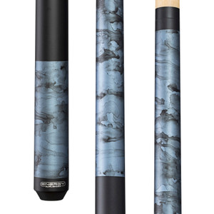 Players ENS1 Cue | Matte Teal Smoke w/ Sleek Wrapless Black Handle Players ENS1 Cue | Matte Teal Smoke w/ Sleek Wrapless Black Handle