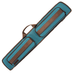 LZDU24BL Case | Nylon Steel Blue w/brown piping LZDU24BL Case | Nylon Steel Blue w/brown piping