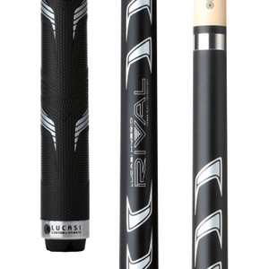 LHRV22 Cue | Midnight Black, Metallic Silver Overlay, Matte Finish LHRV22 Cue | Midnight Black, Metallic Silver Overlay, Matte Finish