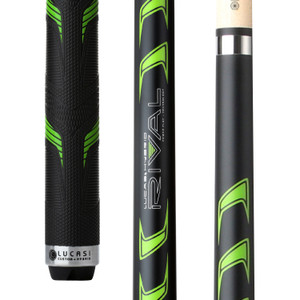 LHRV24 Cue | Midnight Black, Metallic Green Overlay, Matte Finish LHRV24 Cue | Midnight Black, Metallic Green Overlay, Matte Finish