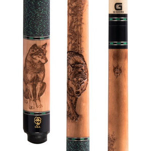 G338 | Michigan Maple, 3D Wolves, Irish Linen Wrap G338 | Michigan Maple, 3D Wolves, Irish Linen Wrap