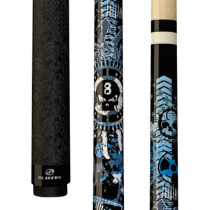 D-GFB | Blue & White Anarchy Skulls Graphic, Skull Sports Grip D-GFB | Blue & White Anarchy Skulls Graphic, Skull Sports Grip