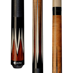 LZC37 | Birdseye Maple w/ Cocobolo and Imt. Bone Inlays, Black Linen Wrap LZC37 | Birdseye Maple w/ Cocobolo and Imt. Bone Inlays, Black Linen Wrap