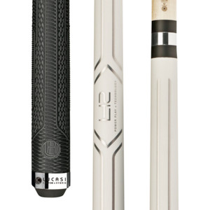 LHC13 | Matte Pearlized White w/ Metallic Silver LH2 Graphic, Fusion G5 Grip LHC13 | Matte Pearlized White w/ Metallic Silver LH2 Graphic, Fusion G5 Grip