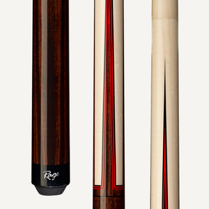 Rage Brown/Red Sneaky Pete Wrapless Cue