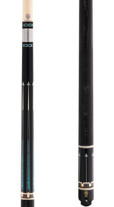 G902 | Black Urethane, Cocobolo Inlays, Lizard Leather Wrap