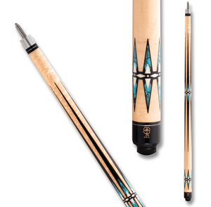 G605 | Turquoise & Birdseye Maple Points