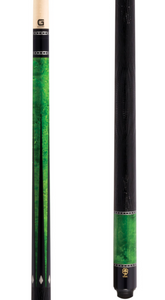 G514 | Emerald Green Birdseye Maple & Pewter Inlays