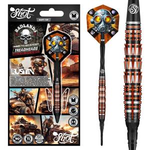 Badlands Rustin Soft Tip Dart Set-90% Tungsten Barrels