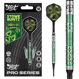 Shot Pro Series - Stowe Buntz 2.0 Soft Tip Dart Set-90% Tungsten Barrels