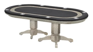 Elite Texas Hold'em Poker and Dining Table