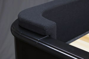 Shuffleboard End Protectors for Legacy Brand Shuffleboards with 20" Wide Playfields with Rounded off Cabinets