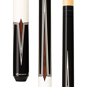 G4109 | Black & Imitation Bone Wrapless Cue