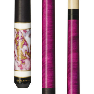C946 | Illustrious Purple Cue with Black Linen Wrap