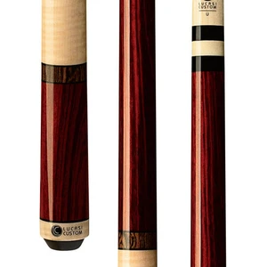 LZC11 | Exotic Rengas/Curly Maple Wrapless Cue