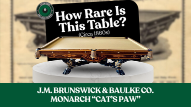How Rare Is This Pool Table?! (Circa 1860s) How Rare Is This Pool Table?! (Circa 1860s)