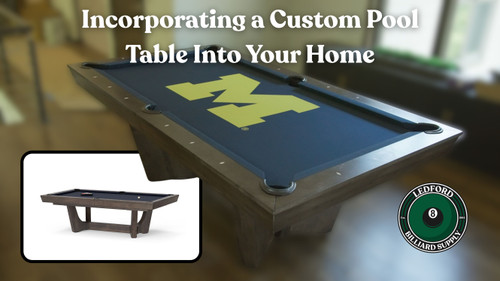Designing with Play in Mind: Seamlessly Incorporating a Custom Pool Table into Your Home