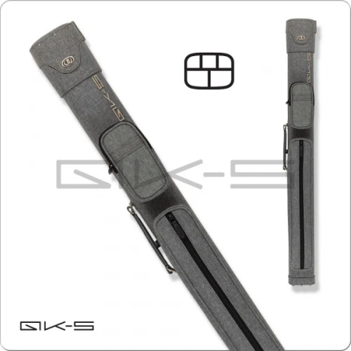 QKS04 2x3 Grey Hard Cue Case