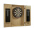 American Heritage Port Royal Dartboard Cabinet, White Oak