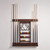 HB Home Mahogany Wall Rack HB Home Mahogany Wall Rack