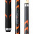 LHRV25 Cue | Midnight Black, Metallic Orange Overlay, Matte Finish LHRV25 Cue | Midnight Black, Metallic Orange Overlay, Matte Finish