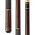 LHE41 Cue | Exotic Black Palm w/Hybrid Rose Gold Rings LHE41 Cue | Exotic Black Palm w/Hybrid Rose Gold Rings