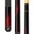 D-212 | Jet Black Red Flame Cue D-212 | Jet Black Red Flame Cue