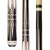 G-4112 | Black, Imt. Bone w/ Double Sided Dagger Pts w/ Mother-of-Pearl Graphic, Wrapless Handle  G-4112 | Black, Imt. Bone w/ Double Sided Dagger Pts w/ Mother-of-Pearl Graphic, Wrapless Handle