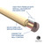 LZSP2 | Sneaky Pete, Walnut Stained & Natural Curly Maple 4 Prong Sneaky Pete w/ Double-walled Pts  LZSP2 | Sneaky Pete, Walnut Stained & Natural Curly Maple 4 Prong Sneaky Pete w/ Double-walled Pts