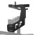 Advanced Integrated Single Monitor Stand | Matte Black (Powder Coat) Advanced Integrated Single Monitor Stand | Matte Black (Powder Coat)