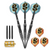 Shot Scimitar Steel Tip Dart Set