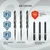 Warrior Tipu Steel Tip Dart Set