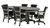 Elite Texas Hold'em Poker and Dining Table