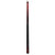Players Cocobolo Stain Zebrawood Cue with Leatherette Wrap