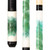 C-989 | Green Watercolor Cue with Black Linen Wrap