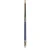 C-810 | 4 Point White Cue with Blue Double Pressed Irish Linen Wrap